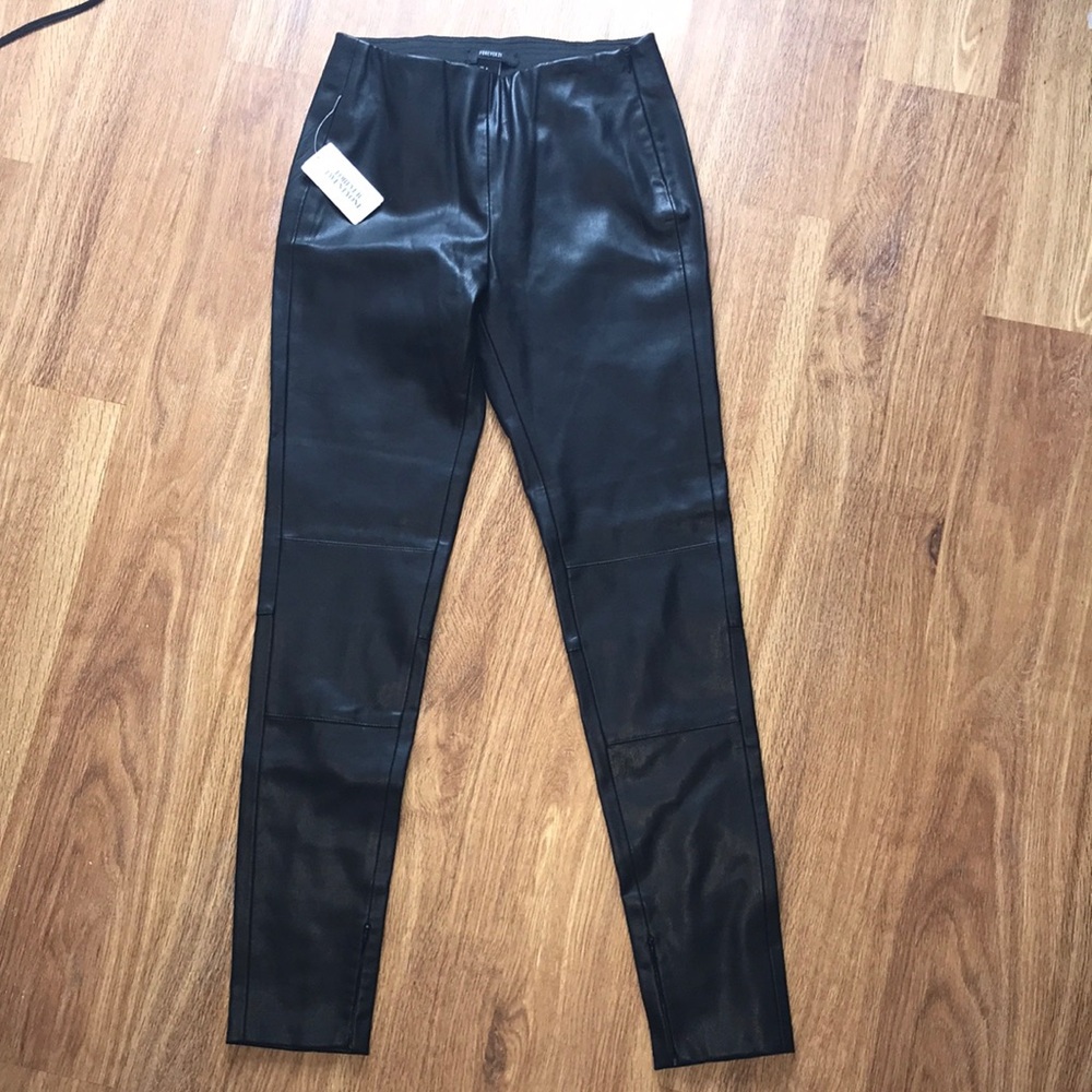 NWT Forever 21 faux leather pants